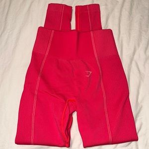 Neon pink Gymshark leggings